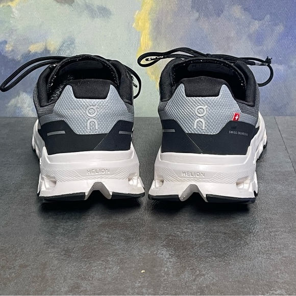 On Cloudvista Women's Black & White Trail Running Shoes Size 7 - Picture 7 of 16